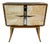 Italian Art Deco Bar Cabinet in Parchment attributed to Paolo Buffa, Italy, 1940s For Sale