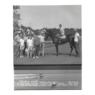 1965 Winner's Circle Double Barrel Equestrian Photograph For Sale