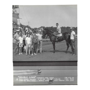 1965 Winner's Circle Double Barrel Equestrian Photograph