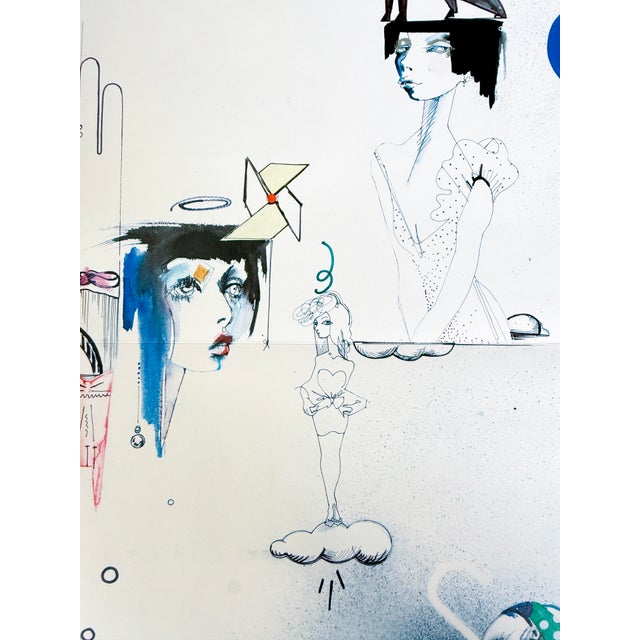 Julie Verhoeven Limited Edition Poster by Jaeger British Fashion Illustration for Boutique, 2010 For Sale - Image 9 of 18