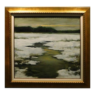 Dennis Sheehan "Untitled"Original Oil on Canvas Hand Signed Landscape Framed For Sale