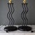 Black Wavy Memphis Style Squiggle Lamps | Set of Two For Sale - Image 11 of 11