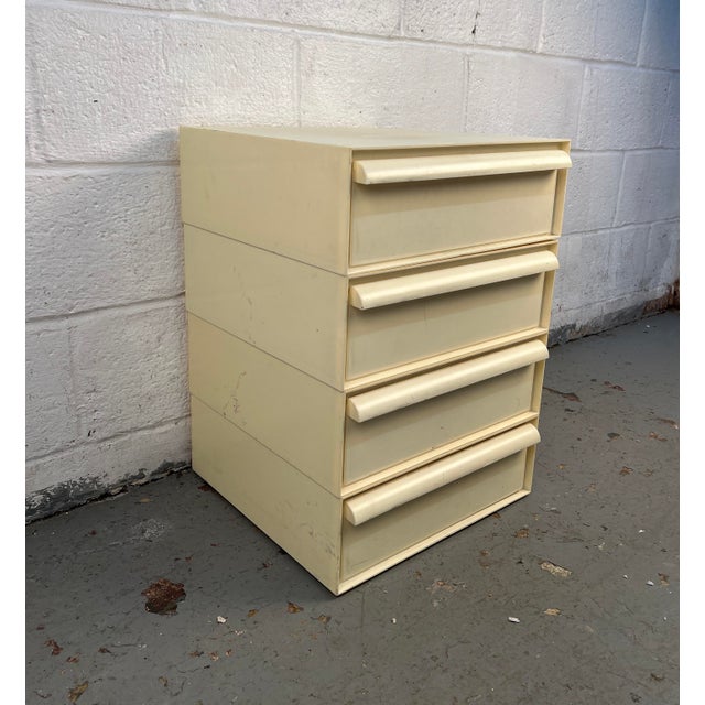 Mid-Century Modern Late 20th Century Plastic Tower Cabinet Designed by Simon Fussell, Attributed For Sale - Image 3 of 13