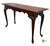 American Vintage Chippendale Style Mahogany Finish Console Table For Sale - Image 3 of 9
