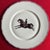 Art Deco Large French Paris Porcelain Art Deco Charger Plate With Equestrian Silhouette of Horse & Rider Manner of Gio Ponti Signed Primavera For Sale - Image 3 of 5