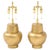 Pair of James Mont Design Gilt Leafed Lamps For Sale - Image 12 of 12