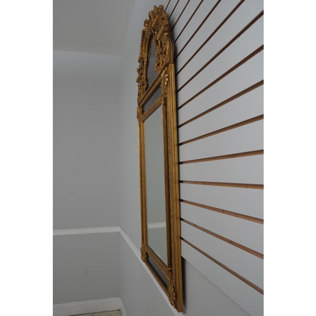 Age: Approx: 50 Years Old Details: 9D Gold Beveled Glass Center Mirror Quality Construction Smoked Glass Outside Mirror...