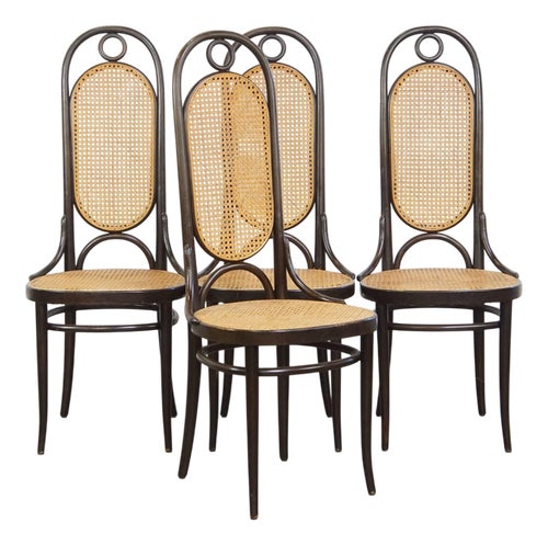 Vintage Bentwood Chairs by Michael Thonet, Set of