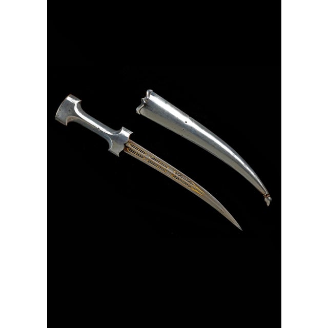 Ottoman Silver Dagger (Hançer), Turkey, 19th Century For Sale - Image 4 of 4