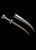 Ottoman Silver Dagger (Hançer), Turkey, 19th Century For Sale - Image 4 of 4