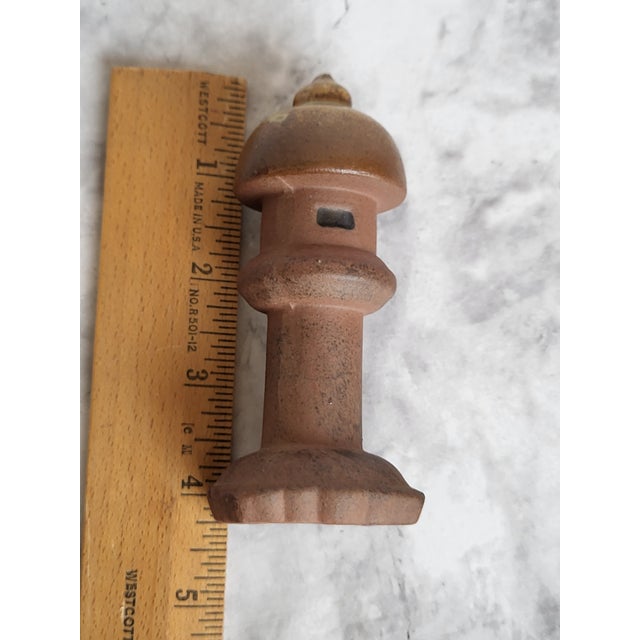 Auburn Vintage Japanese Ceramic Miniature Pagoda Lantern For Sale - Image 8 of 8
