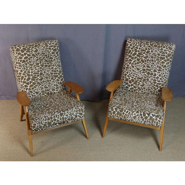 1950s Lounge Chairs by Pierre Guariche for Steiner, 1950s, Set of 2 For Sale - Image 5 of 13