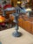 Metal Sheffield Antique Rococo Style 5- Light Candelabra For Sale - Image 7 of 9