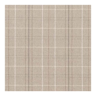 Colefax and Fowler "Hemsby Check" Plaid Fabric- 7.8 Yards For Sale