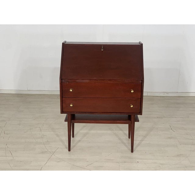 Vintage Wooden Secretary, 1960s For Sale - Image 10 of 10