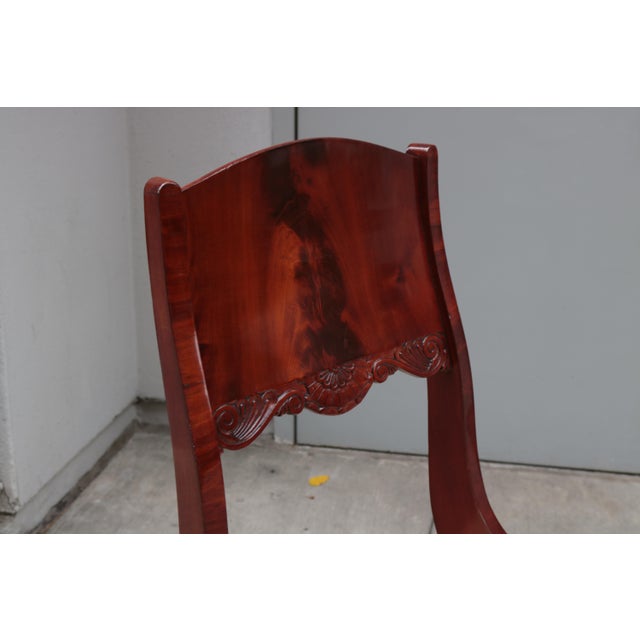 Early 19th Century Pair of Neoclassical Side Chairs For Sale - Image 4 of 18