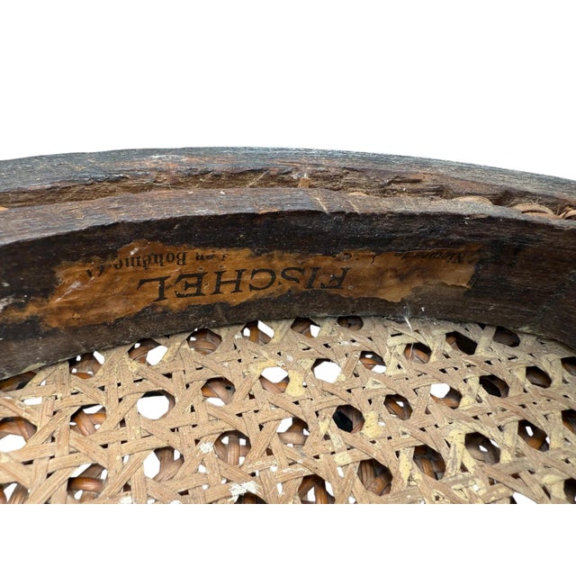 N14 Fischel 19s Thonet Style Bistro Chairs, 1860, Set of 3 For Sale - Image 12 of 14