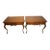 Pair of French Provincial Walnut Sofa Side End Tables, C. 1940 For Sale