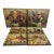Set of 6 Mid-Century Henk Bos Dutch Still-Life Art Plaques For Sale