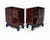 French Art Deco Bedside Cabinets in Figured Walnut, 1930s, Set of 2 For Sale - Image 3 of 16