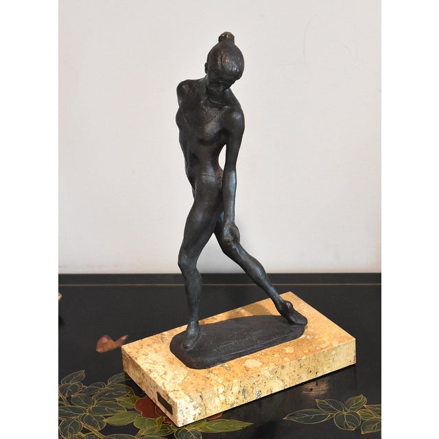 Vintage Modern Dancer or Ballerina Sculpture by Spanish Artist Josep Bofill For Sale - Image 4 of 18