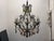 Large Macaroni Crystal Multicolored Chandelier, 1950s For Sale - Image 6 of 14