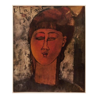 1958 After Amedeo Modigliani "Fat Boy", First English Edition Full-Color Print For Sale