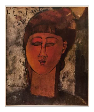 1958 After Amedeo Modigliani "Fat Boy", First English Edition Full-Color Print