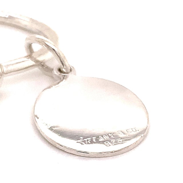 Traditional 1990s Tiffany & Co. Estate Sterling Silver Keychain 9.2 Grams For Sale - Image 3 of 12