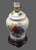 Chinoiserie Vintage Romantic Painted Porcelain Floral Roses Boudoir Table Lamps - Pair For Sale - Image 3 of 10