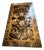 Mid 20th Century Monumental Italian Marble and Gilt Iron Neoclassical Desk or Center Table For Sale