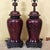 Ceramic Vintage Sang De Boeuf Red Chinoiserie Ginger Jar Table Lamps - Pair For Sale - Image 7 of 18