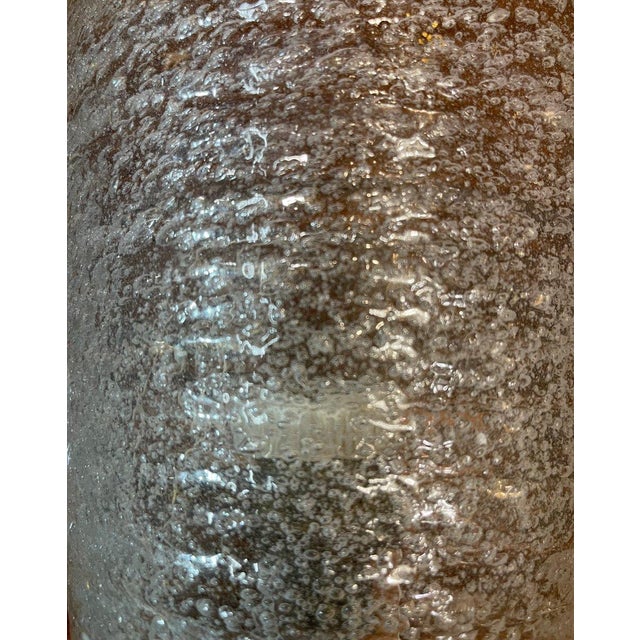 Art Deco Wall Lamp in Murano Glass, Copper and Brass, 1940s For Sale - Image 4 of 8