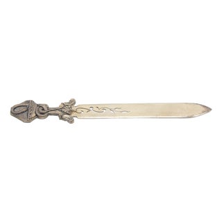 Silver Letter Opener For Sale