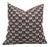 Fabdivine Handcrafted Block Print Cushion Cover 26x26 Inch Pure Linen- Titli For Sale