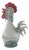 Blown Glass Rooster by Florea Silviu For Sale