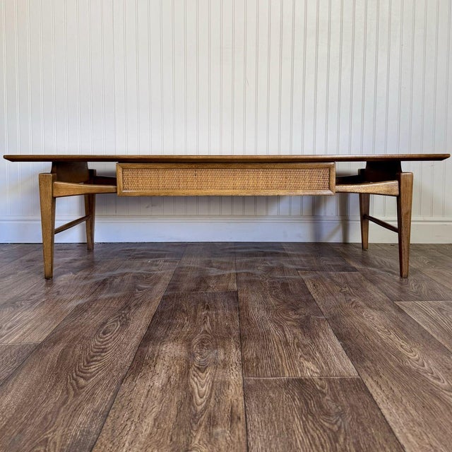 Mid-Century Modern Vintage 1964 Lane Esteem Mid-Century Coffee Table and Step End Table Set For Sale - Image 3 of 18