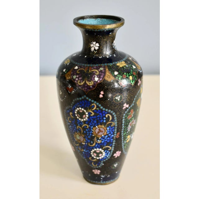 Antique Asian Cloisonné Vase For Sale In Philadelphia - Image 6 of 12