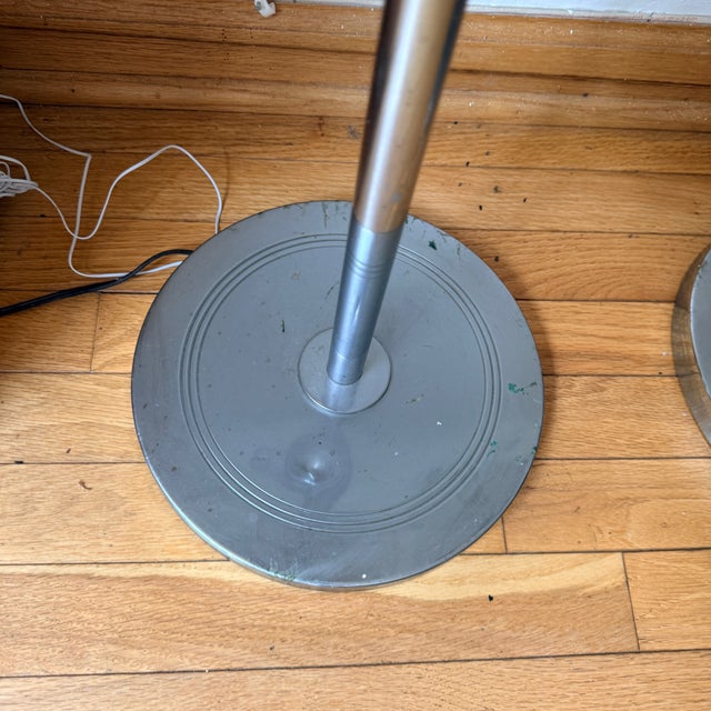 1960s Chrome Floor Lamps - a Pair For Sale - Image 9 of 12