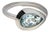Natural Solitaire Aquamarine Ring Size 6.5 14k W Gold 1.60 Cts Certified For Sale
