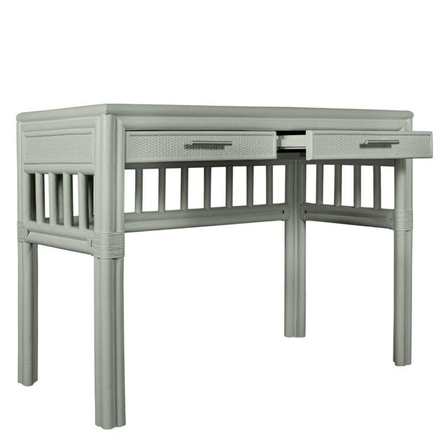 David Francis Colony Desk, Celery Green For Sale - Image 4 of 7