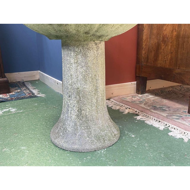 Reconstituted stone planter from the 1970s - H=58cm, Diam=65cm