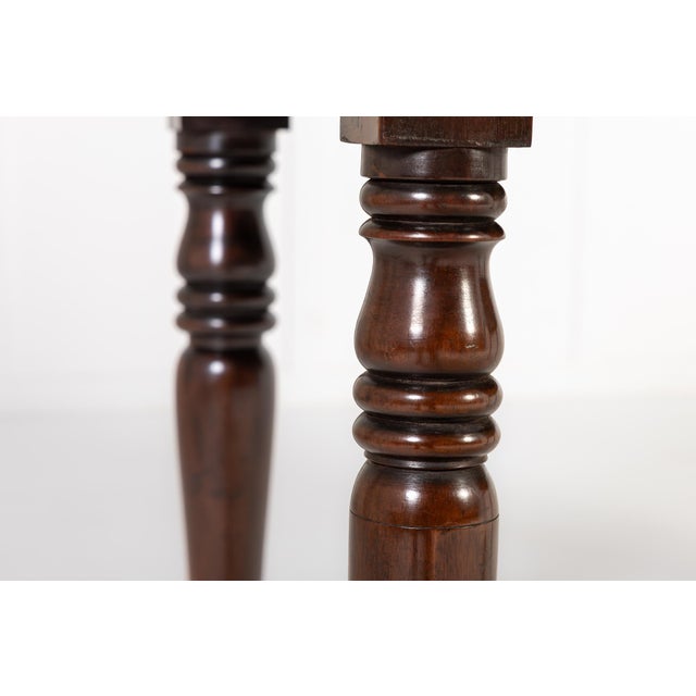 19th Century English Regency Mahogany Serving Table For Sale - Image 4 of 8