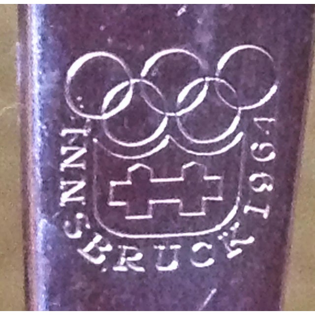 1964 Innsbruck Olympics Sterling Spoons, Set of 4 For Sale - Image 4 of 5