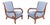 Biedermeier Armchairs in Oak, Spruce and Walnut, Austria, 1830s, Set of 2 For Sale