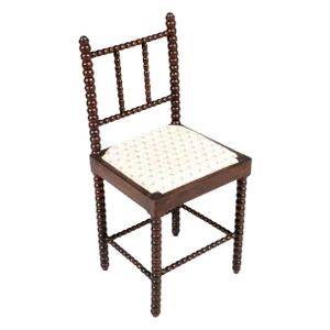 Set of 18th Century Florentine Turned Walnut Chairs