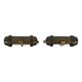 Bauhaus Streamline Sub-Marine Cabinet Sconces, Germany, 1930s, Set of 2 For Sale