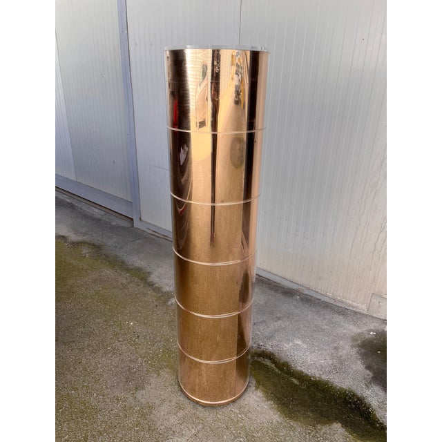 1970s Vintage French Gold Lamp, 1970s For Sale - Image 5 of 10