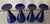 Antique Early 19th Century English George III Blue Cobalt Wine Glasses - Set of 4 For Sale - Image 15 of 18