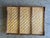Wood Vintage Bamboo Trompe -L-Oeil Cubist Pattern Serving Tray For Sale - Image 7 of 7